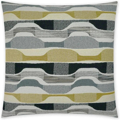 Ebb Flow Onyx Abstract Large Throw Pillow Insert