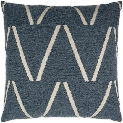 Edge Of Glory Blue Blue Large Throw Pillow Insert