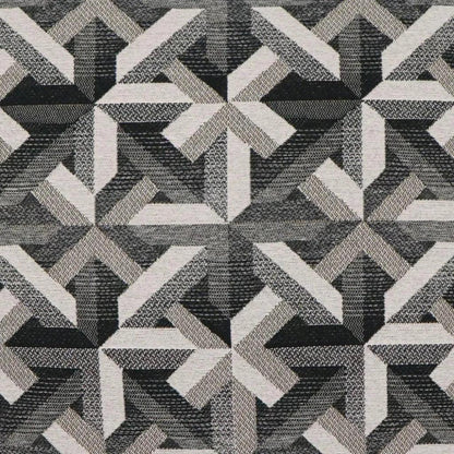 Edifice Onyx Black Grey Large Throw Pillow Insert