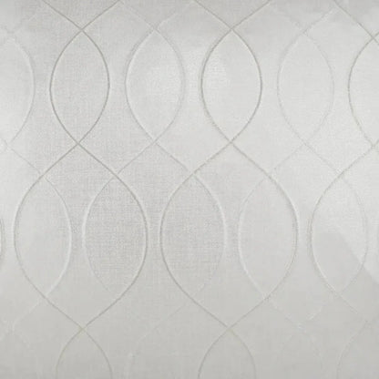Elation Pearl White Throw Pillow With Insert