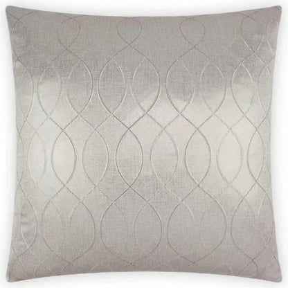 Elation Sterling Grey Throw Pillow With Insert