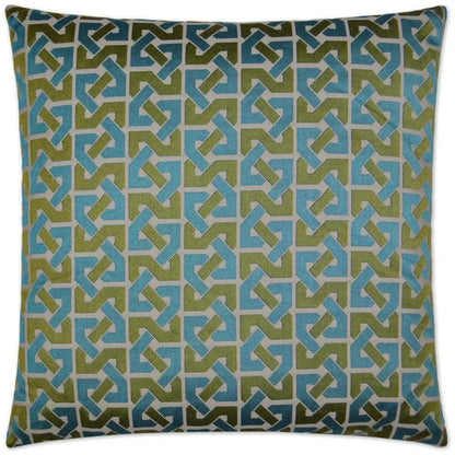 Element Aqua Blue Throw Pillow With Insert