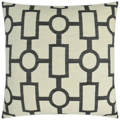 Ellington Black Throw Pillow With Insert