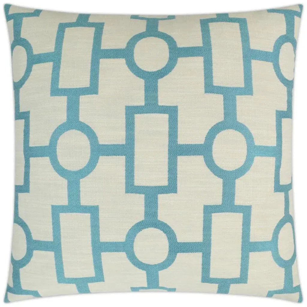 Ellington Turquoise Blue Throw Pillow Insert