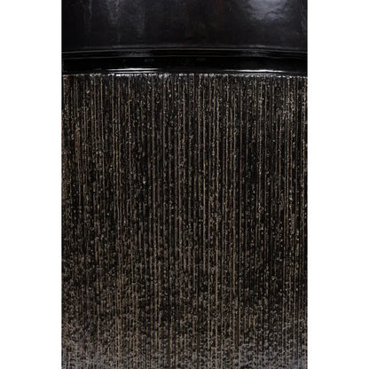 Ellipse Accent Table - Black Outdoor End Table