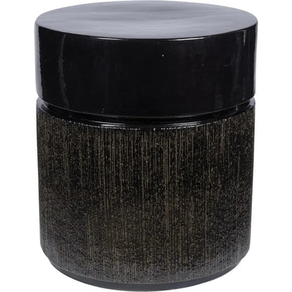 Ellipse Accent Table - Black Outdoor End Table