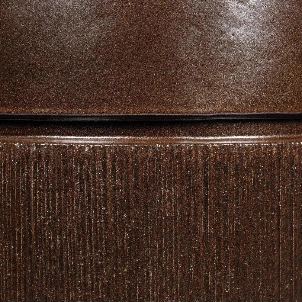 Ellipse Accent Table - Pyrite Brown Outdoor End Table