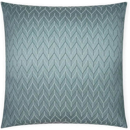 Elodie Aqua Chevron Glam Mist Large Throw Pillow Insert