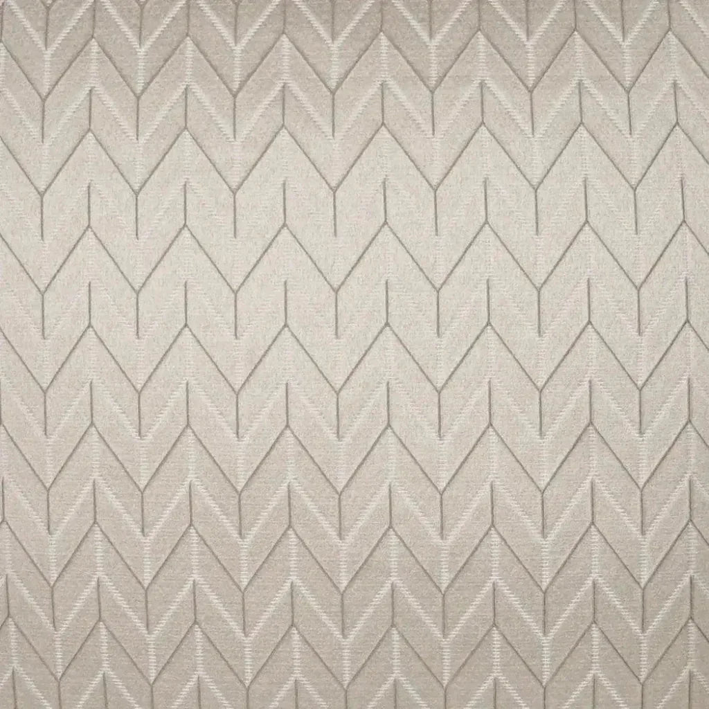 Elodie Chevron Glam Tan Taupe Large Throw Pillow Insert