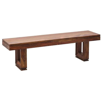Elvarra Amber Wood Dining Bench