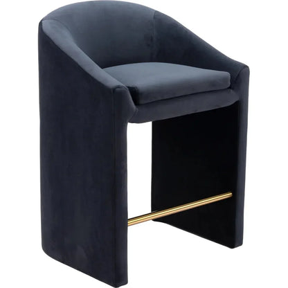 Emas Counter Stool Midnight Gray