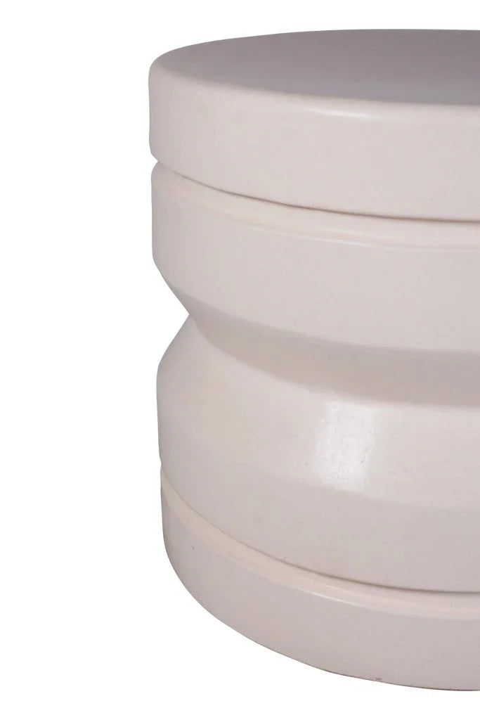 Embrace Glazed Ceramic Patio Accent Table