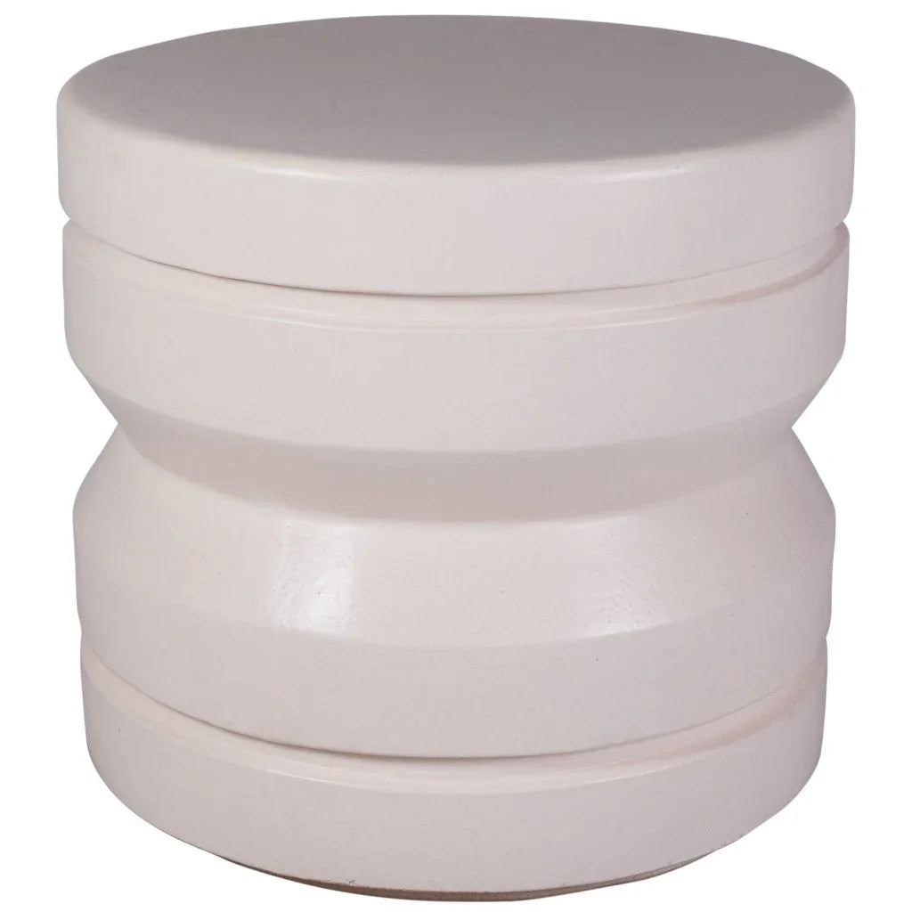 Embrace Glazed Ceramic Patio Accent Table