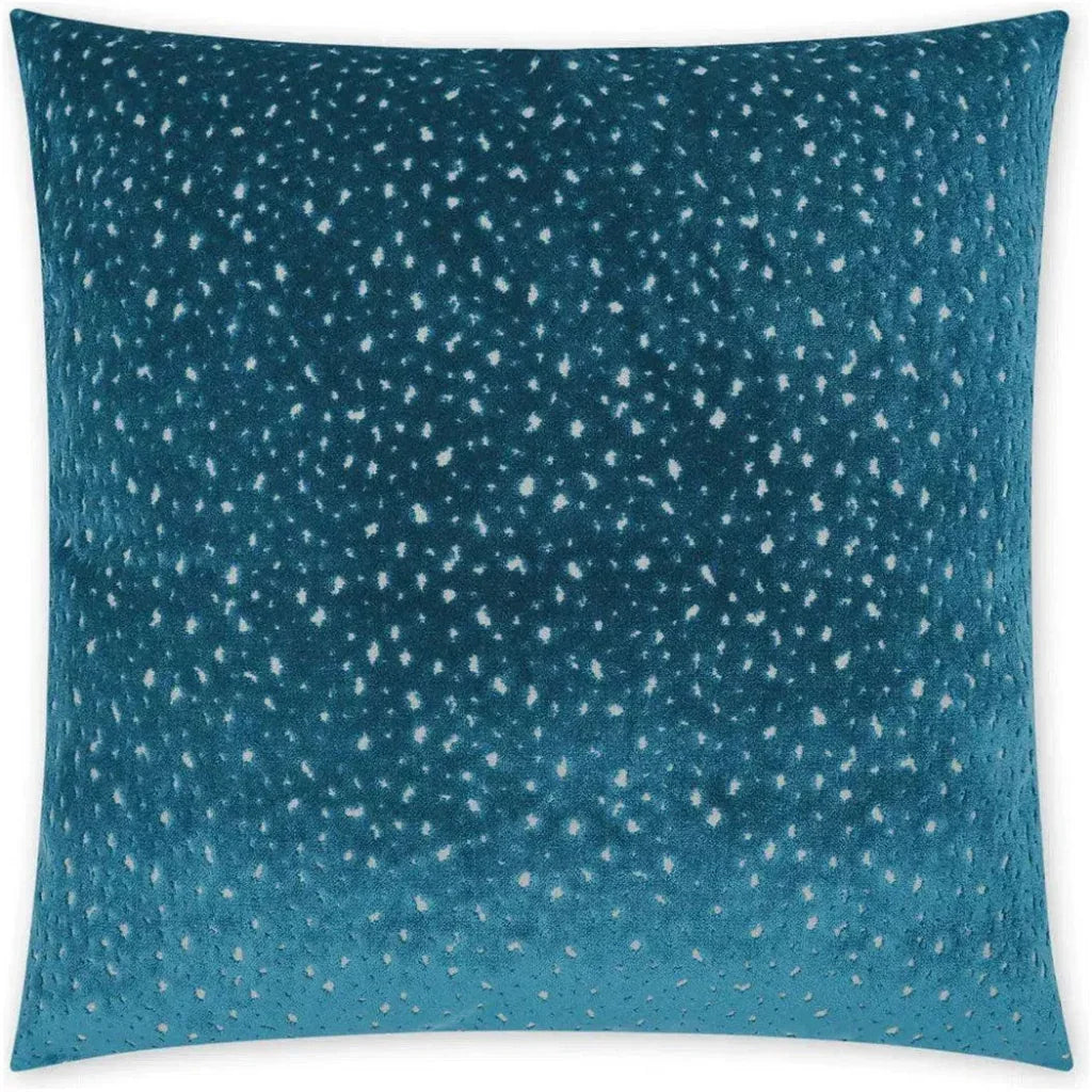Emory Animal Teal Blue Large Throw Pillow Insert