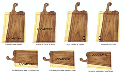 Long Live Edge Handled Bread Board