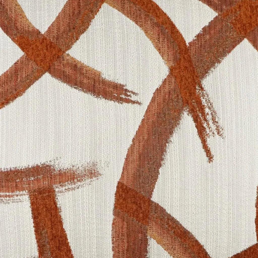 Enso Copper Abstract Large Throw Pillow Insert