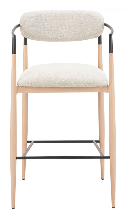 Equinox Textured Fabric Barstool