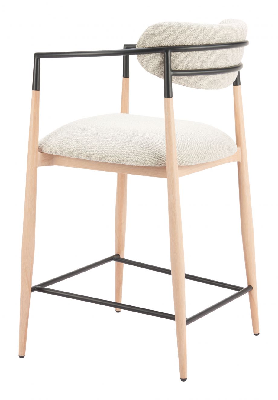 Equinox Textured Fabric Counter Stool