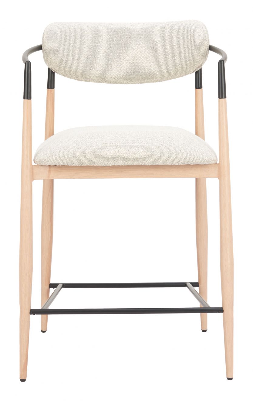 Equinox Textured Fabric Counter Stool