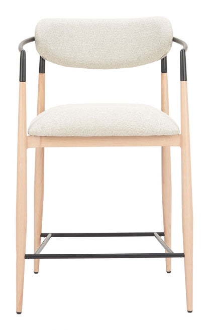 Equinox Textured Fabric Counter Stool