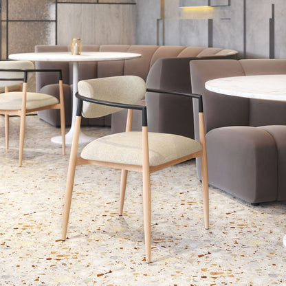 Equinox Textured Fabric Dining Chair