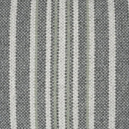 Ernest Graphite Stripes Grey Large Throw Pillow Insert