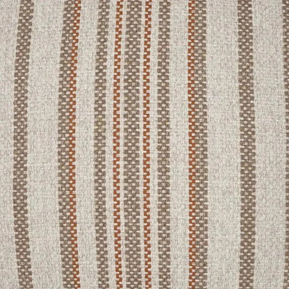 Ernest Rust Stripes Copper Large Throw Pillow Insert