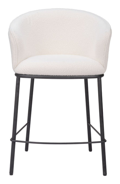 Essen Textured Fabric Counter Stool