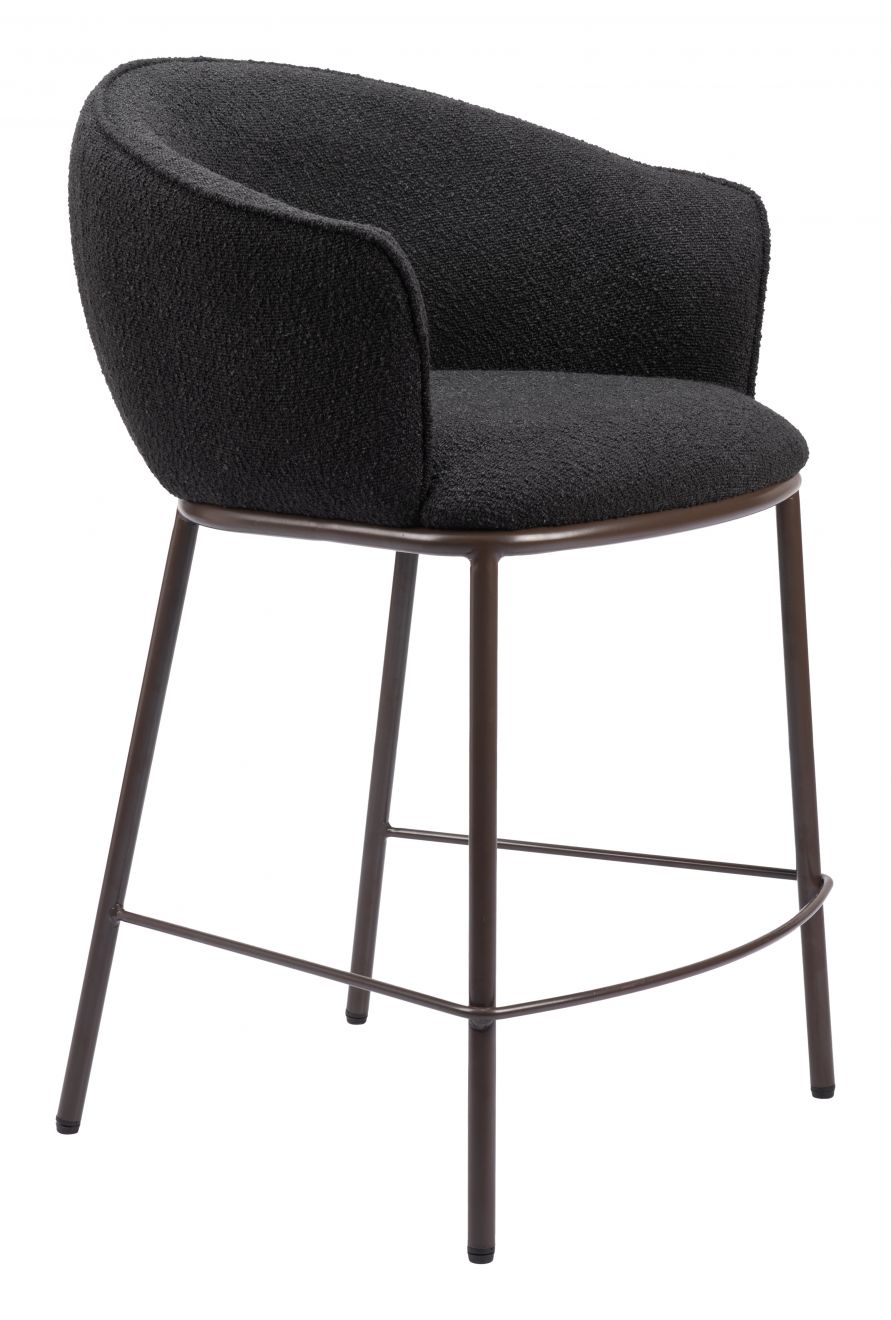 Essen Textured Fabric Counter Stool