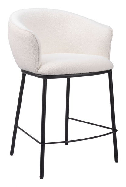 Essen Textured Fabric Counter Stool