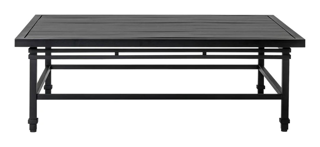 Eterna Black Sand Matte Patio Coffee Table