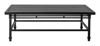 Eterna Black Sand Matte Patio Coffee Table