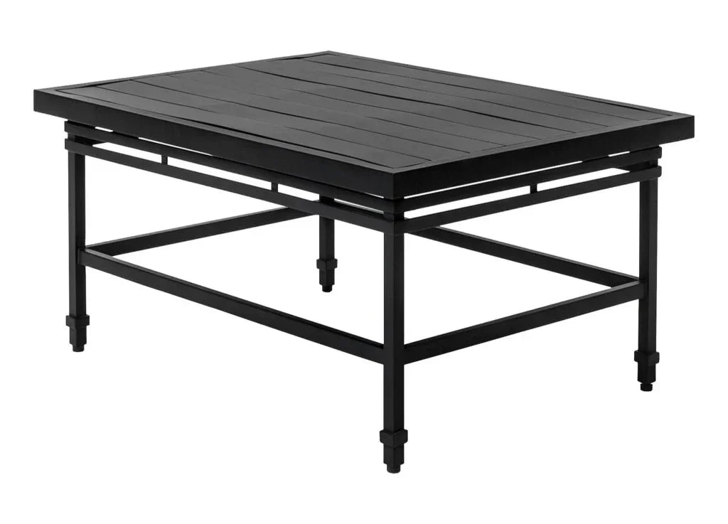 Eterna Black Sand Matte Patio Coffee Table