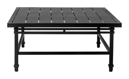 Eterna Black Sand Matte Patio Coffee Table