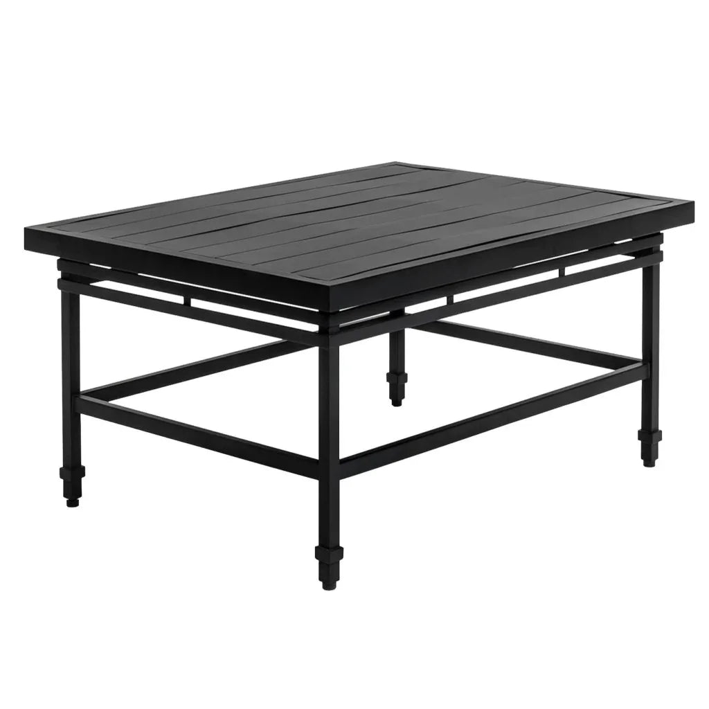 Eterna Black Sand Matte Patio Coffee Table