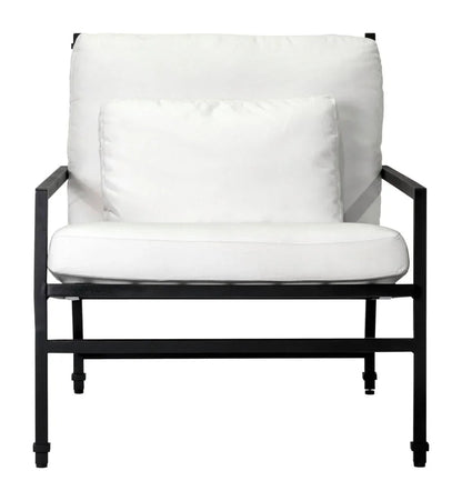 Eterna Black Sand Matte Patio Lounge Chair