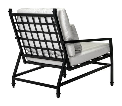 Eterna Black Sand Matte Patio Lounge Chair