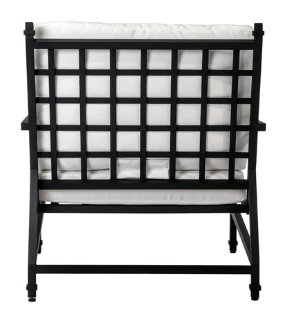 Eterna Black Sand Matte Patio Lounge Chair