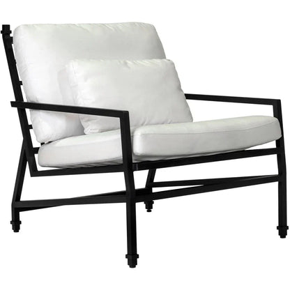 Eterna Black Sand Matte Patio Lounge Chair