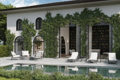 Eterna Black Sand Matte Patio Pool Chaise (Set Of 2)