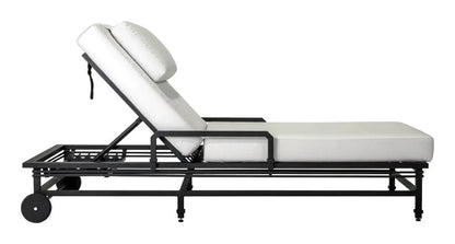 Eterna Black Sand Matte Patio Pool Chaise (Set Of 2)