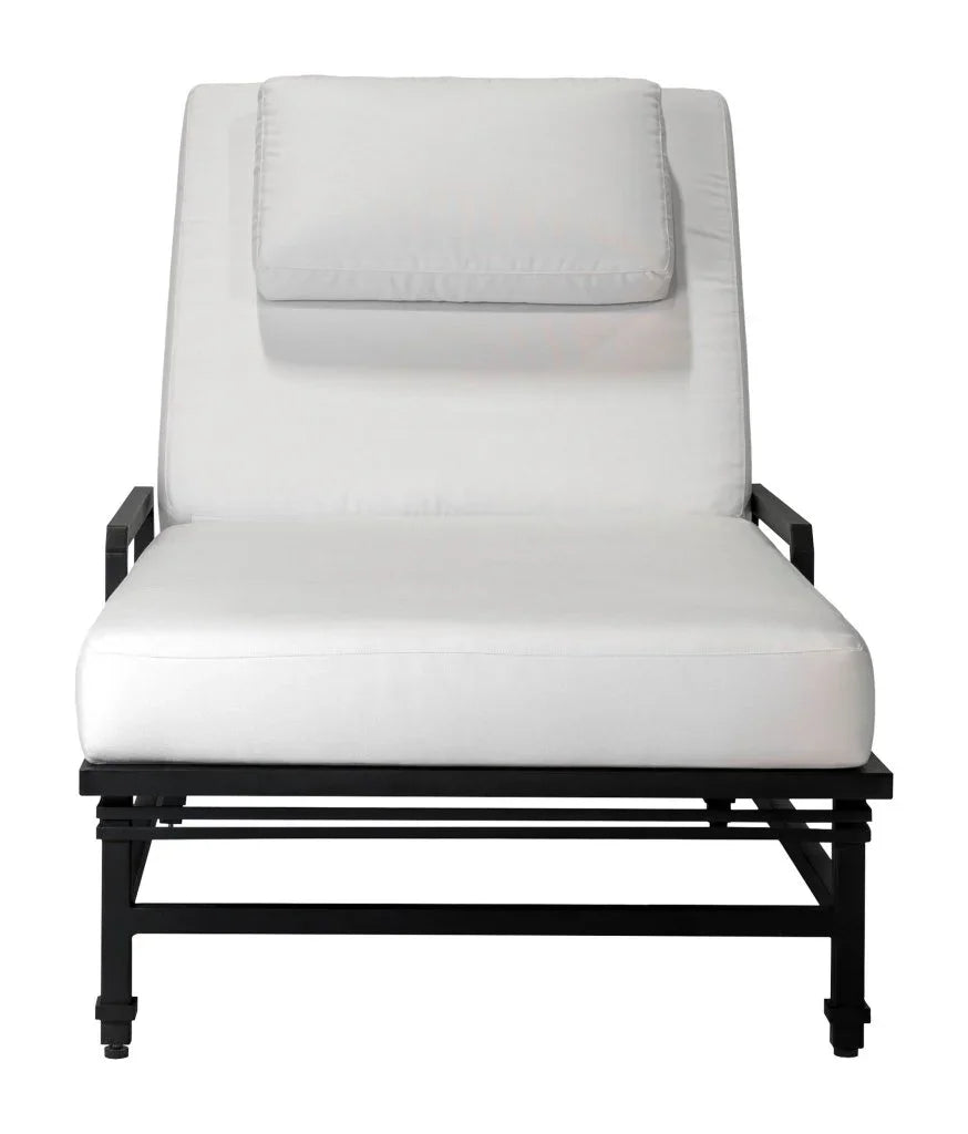 Eterna Black Sand Matte Patio Pool Chaise (Set Of 2)