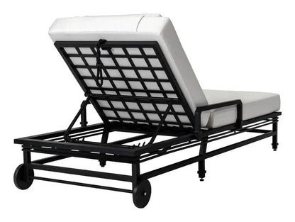 Eterna Black Sand Matte Patio Pool Chaise (Set Of 2)