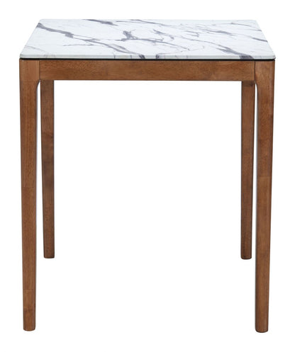 Eva Wooden Square Counter Table