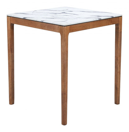 Eva Wooden Square Counter Table