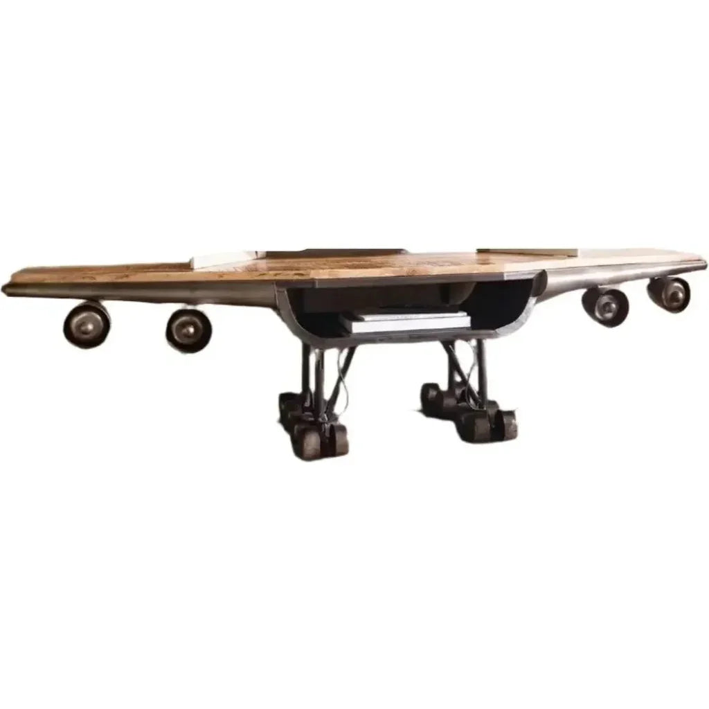 Evandor Wooden Rectangular Console Table