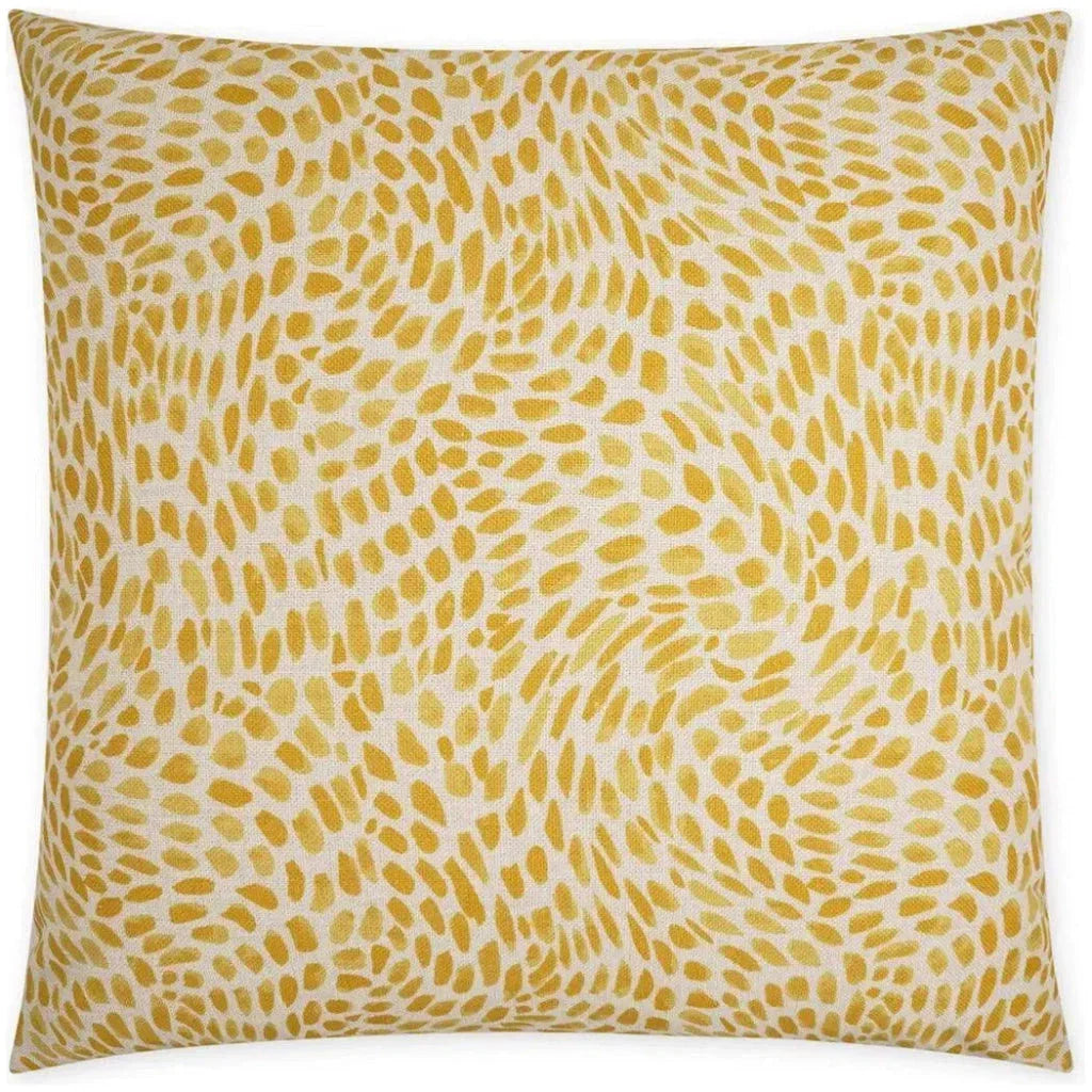 Everly Abstract Yellow Large Throw Pillow Insert