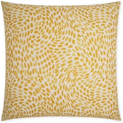Everly Abstract Yellow Large Throw Pillow Insert