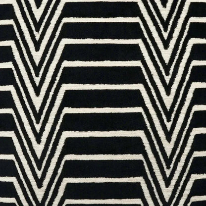 Evora Jet Black Throw Pillow With Insert
