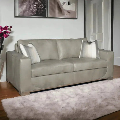 Fairview Custom Leather Sofa - Made to Order the USA